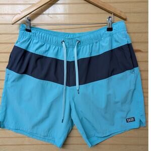 Saxx Men's Oh Buoy Colorblocked 2 in 1 Volley Shorts 7in